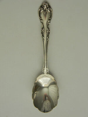 Cuchara de plata esterlina Gorham 1948 vintage con cáscara de azúcar (6 1/8") patrón Melrose Foto 1 de 4