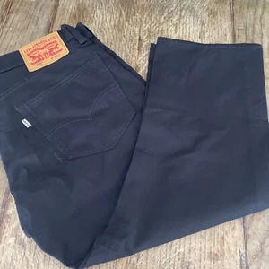 Levi Jeans Mens 32 X21 Crop Black New - Picture 1 of 5
