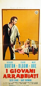 I GIOVANI ARRABIATI - 1959 - T.RICHARDSON - 31,5 X 70 cm -affichette italienne - Picture 1 of 1
