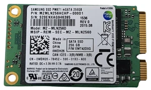 Samsung PM871 MZ-MLN256D 256GB mSATA SSD Solid State Drive 75% Health - Bild 1 von 1