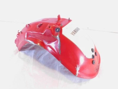1995-1999 Yamaha Virago 1100 XV1100 Red/White Rear Wheel Fender Mudguard Cover - Image 1 of 4