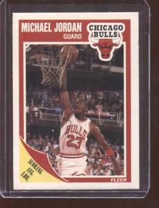 Michael Jordan 1989-90 Fleer #21 Chicago Bulls