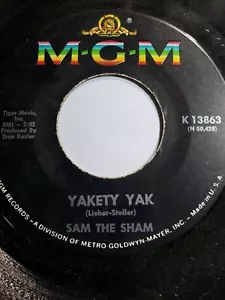 SAM THE SHAM - YAKETY YAK/LET OUR LOVE LIGHT SHINE - 45rpm VG+ F83 - Picture 1 of 1
