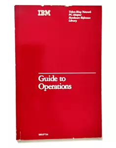 IBM Guide to Operations Third Edition 1988 - Picture 1 of 9