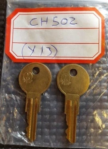 CH502  2 NEW KEYS FOR TOOL BOX KEY CODE CH502 - Picture 1 of 1