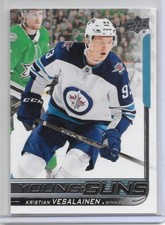 KRISTIAN VESALAINEN 2018-19 UD #1 YOUNG GUNS SP RC/FINLAND/WINNIPEG JETS