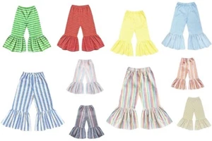 NWT GIRLS WHIMSICAL LIGHTWEIGHT BIG RUFFLE PANTS 2-3, 3-4, 4-5, 6-7, 7-8, 9-10 - Picture 1 of 69