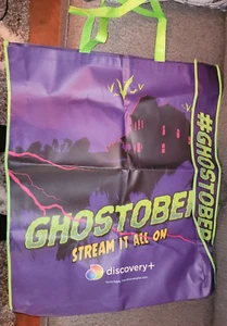 NYCC 2021 Exclusive Ghostober Discovery Plus+ Extra Large Tote Bag BRAND NEW WOW - Picture 1 of 1
