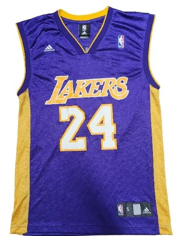 Adidas Kobe Bryant 24 Jersey player10  Purple classic Kobe Lakers Cover