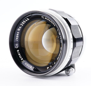 Ex Canon 50mm F/1.4 DISTANCIA Lente Ltm L39 Leica Tornillo de Montaje De Japan