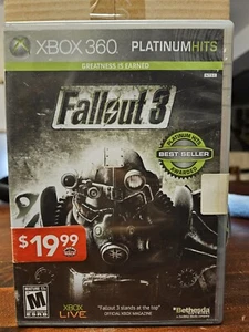 Fallout 3 Platinum Hits Xbox 360 CIB, Handbuch dabei - Bild 1 von 6