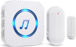 SANJIE Wireless Door Open Alarm Sensor Chime, 800FT Operating Range 55 - Picture 1 of 12