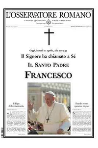 Vaticano PAPA FRANCESCO 21 aprile 2025 ore 7:35 ( L'Osservatore Romano in pdf ) - Bild 1 von 1