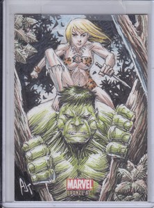 Anthony Tan Marvel Bronze Age 2011 Sketch Card 