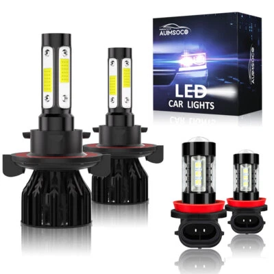 4pcs 9008+H11 LED Headlight + Fog Light Bulbs Kit For Pontiac Torrent 2006-2009 - Image 1 of 4