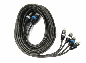 SKY HIGH CAR AUDIO 4 CHANNEL TWISTED RCA 12FT - Picture 1 of 1