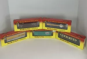 HO Scale Ready To Run Rolling Stock Lot Of 5 New In Box Assorted See Pictures - Picture 1 of 12