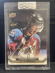 2019-20 Upper Deck Buybacks Jarome Iginla Auto 18/25 Colorado Avalanche - Picture 1 of 2