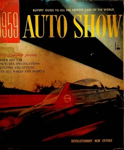 Auto Show 1959 Magazine Ford Cadillac Chevy Dodge Edsel Pontiac Rambler - Picture 1 of 3