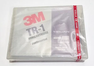 3M TR-1 MiniCartridge Preformatted Travan Technology 400 MB Tape New Sealed - Picture 1 of 2