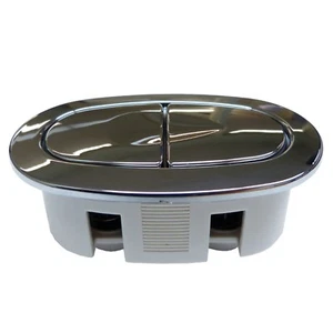 Imperial Dual Flush Toilet Cistern Buttons 72mm x 38mm Chome - Picture 1 of 3