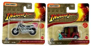 Indiana Jones Ducati Scrambler MBX Tangiers Tuk Matchbox Mattel 2024 1:64 - Picture 1 of 11