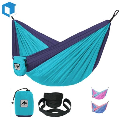 Portable Kids Camping Hammock Hanging Bed Swing Sleeping Garden Outdoor Indoor - Image 1 of 4