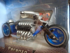 FERENZO BLUE 1/18 MOTO HOT WHEELS DIECAST 2005 MOTORCYCLE - Picture 1 of 8