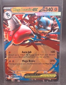 Pokemon - Mega Lucario EX 077/132 - Mega Evolution - Double Rare - Bild 1 von 2