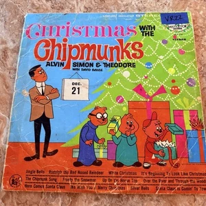 Christmas With The Chipmunks (1968) Vinyl Record Liberty Records (VR22) - Picture 1 of 6