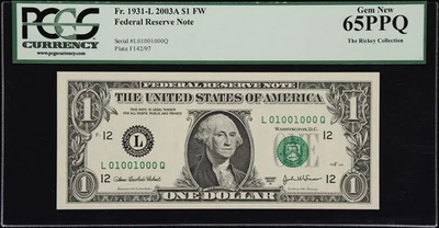 01001000 - TRUE BINARY - PCGS 65  RICKEY COLLECTION SERIES - DECIMAL #072 - RCTB - Image 1 of 2