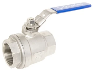 1-1/2" SS (316) Ball Valve - 2pc Full Port, 1000WOG - Picture 1 of 5