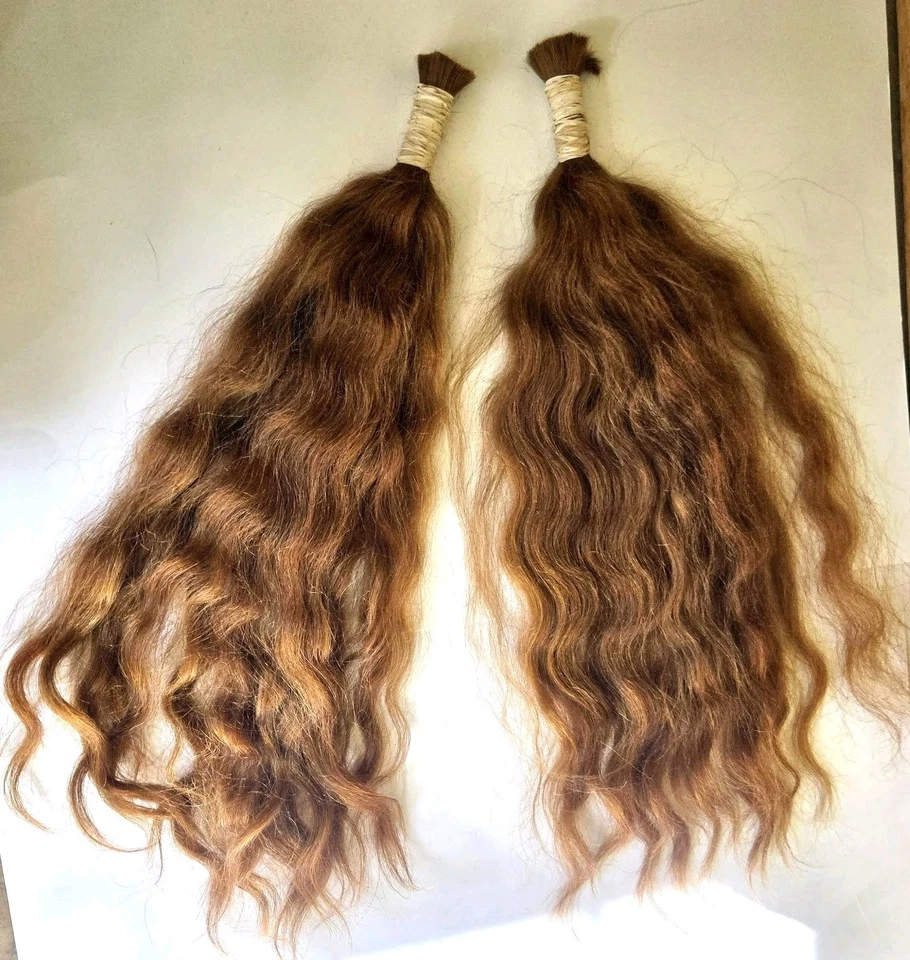 Colas de caballo rojas cabello humano virgen 27" Foto 1 de 4