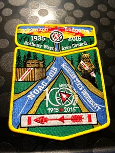 OA KISKAKON LODGE 75 1915-2015 NOAC 100th ANN TWO PIECE SET - Picture 1 of 1