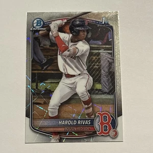 Refractor láser Harold Rivas 2025 Bowman Chrome Prospects #BCP216 Red Sox  - Imagen 1 de 2