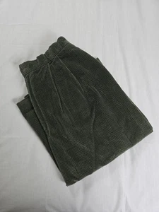 Falda Crew Mujer 14 Verde Pana Hecha en Japón Plisada Una Línea Trasera Ventilación Forrada - Imagen 1 de 7