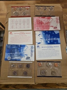 1999 United States US Mint 20 Coin P & D Uncirculated Coin Set State Quarters - Picture 1 of 5
