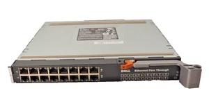 Dell 10G-PTM PowerEdge M1000e 16-Port 1GB Ethernet Module DP/N: WW060 - Picture 1 of 5