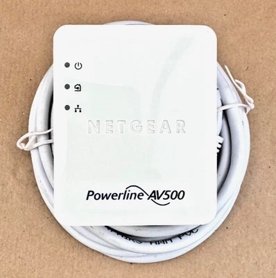Netgear - AV500 - Nano Ethernet Powerline Adaptor - Model: XAV5201 - with cable. - Image 1 of 3