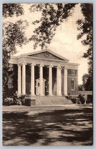 Cartolina d'epoca Charles L. Cocke biblioteca commemorativa Hollins College 1908 - Foto 1 di 2