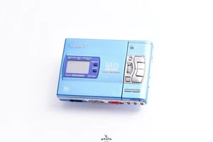 SONY MD WALKMAN Portable MINIDIS Recorder MZ-R50 BLUE Operation confirmed - Picture 1 of 5