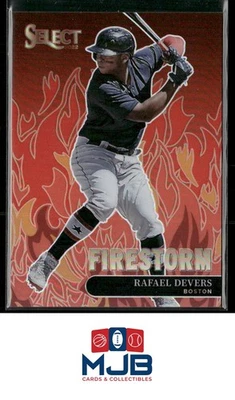 2022 Panini Select Rafael Devers Firestorm #F-12 Case Hit SSP - Image 1 of 2