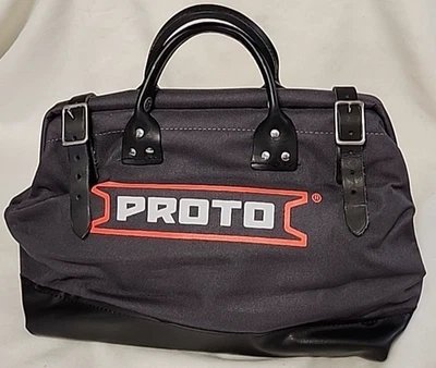 Proto J95311 Extra Heavy Duty Reinforced Tool Bag, Leather/Polyester/Vinyl - Image 1 of 4
