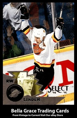 1994-95 Select Trevor Linden #11 Vancouver Canucks NHL Hockey Foto 1 de 2