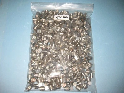 Lote de 200 RP-TNC macho a RP-TNC hembra ángulo recto radio adaptador codo WiFi Foto 1 de 3