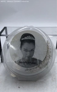 David's Bridal Women's White Embellished Wedding Tiara - Picture 1 of 5