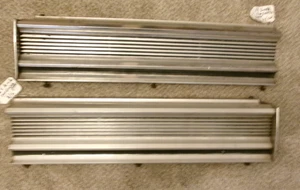 1964 Cadillac De Ville Rear Bumper Finish Panels Left + Right - Bild 1 von 6