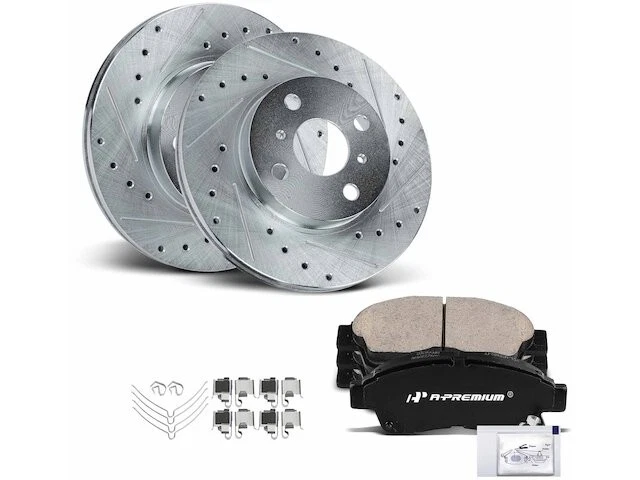 Комплект переднего тормоза и ротора для 1993-1997 Geo Prizm 1994 1995 1996 RW647GH - Изображение 1 из 1