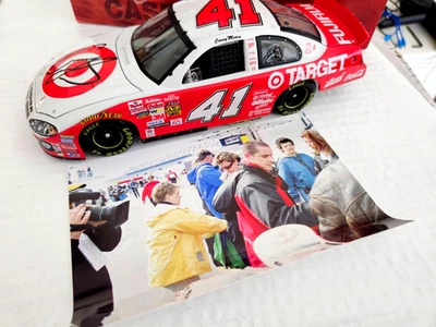 Casey Mears 2003 autografiado #41 Target 1/24 Nascar Foto 1 de 4