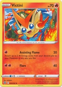 Victini 023/195 Rare Silberner Sturm Pokemon TCG - Bild 1 von 1